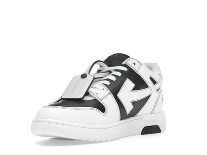 OFF-WHITE Out Of Office OOO Low Tops Black White