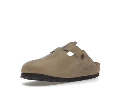 Birkenstock Boston Soft Footbed Oiled Leather Tobacco Brown