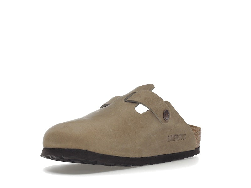 Birkenstock Boston Soft Footbed Oiled Leather Tobacco Brown