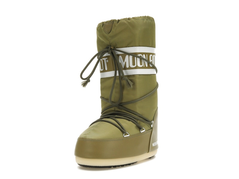 Moon Boot Icon Nylon Boot Khaki