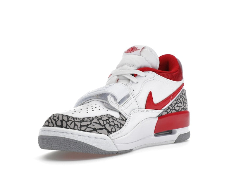 Jordan Legacy 312 Low White Cement Gym Red (Women's)