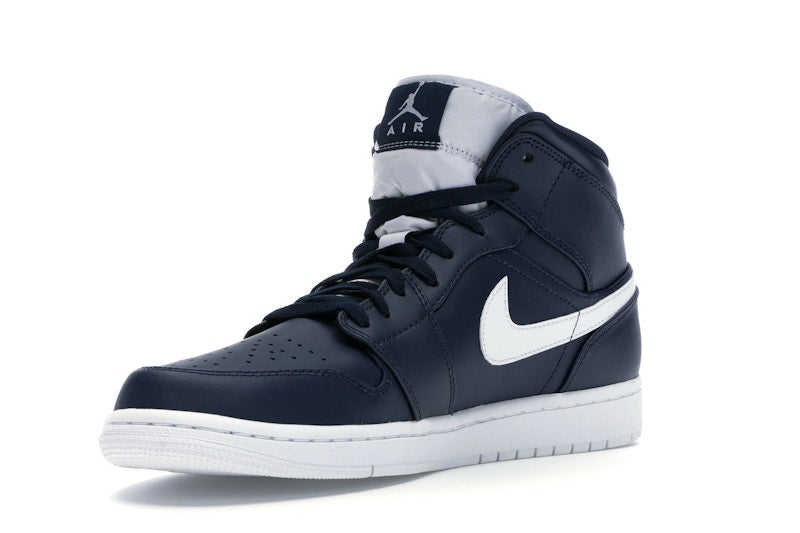 Jordan 1 Retro Mid Obsidian White