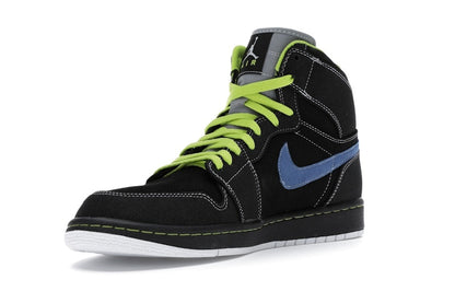 Jordan 1 Retro High Black Cyber Blue Sapphire