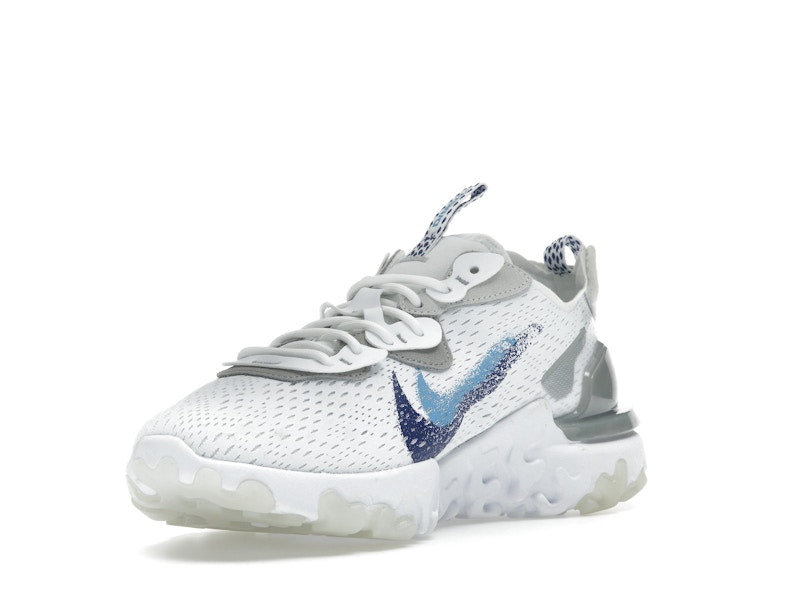 Nike React Vision White Double Blue Swoosh