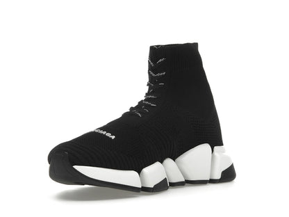 Balenciaga Speed 2.0 Lace Up Black White