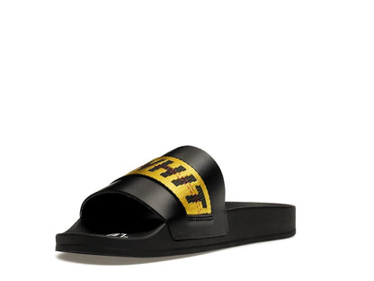 OFF-WHITE Industrial Belt Slides Black Yellow