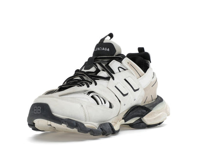 Balenciaga Track Worn Out In White Black