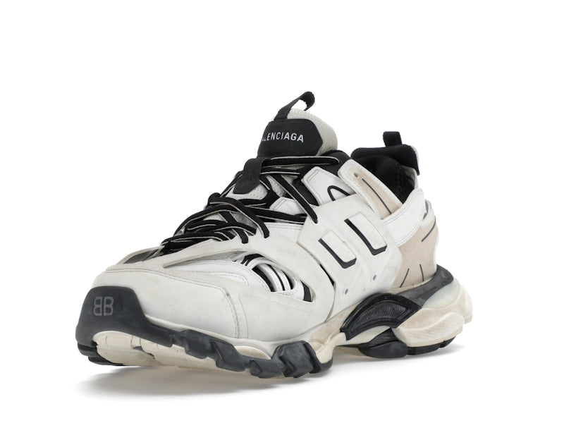 Balenciaga Track Worn Out In White Black