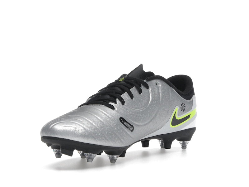 Nike Tiempo Legend 10 Academy SG-Pro AC Metallic Silver Volt Black