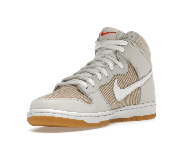Nike SB Dunk High Pro ISO Orange Label Unbleached Natural
