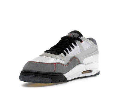 Jordan 4 RM Premium White Black Smoke Grey Fire Red