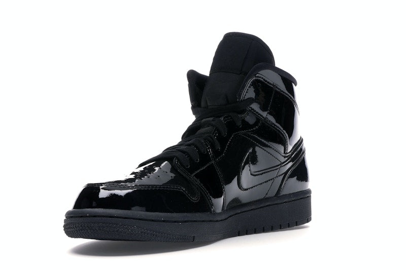 Jordan 1 Mid SE Triple Black Patent (Women's)