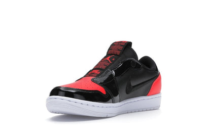 Jordan 1 Low Slip Black Hot Punch (Women's)