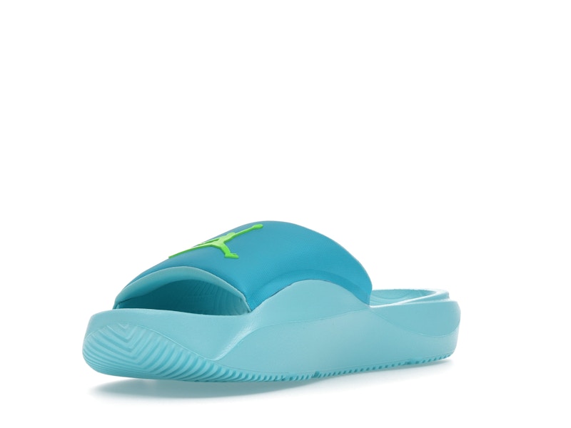 Jordan Franchise Slide Chlorine Blue Copa Electric Green