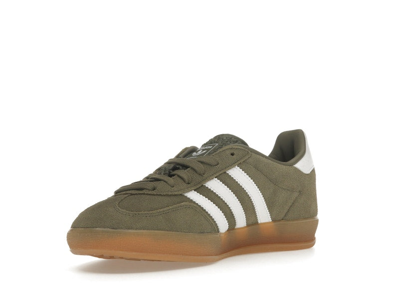 adidas Gazelle Indoor Olive Strata Cloud White Gum