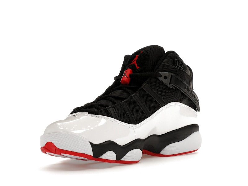 Jordan 6 Rings Black White Varsity Red