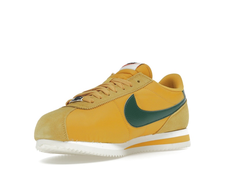 Nike Cortez Textile Yellow Ochre Gorge Green (Women's)