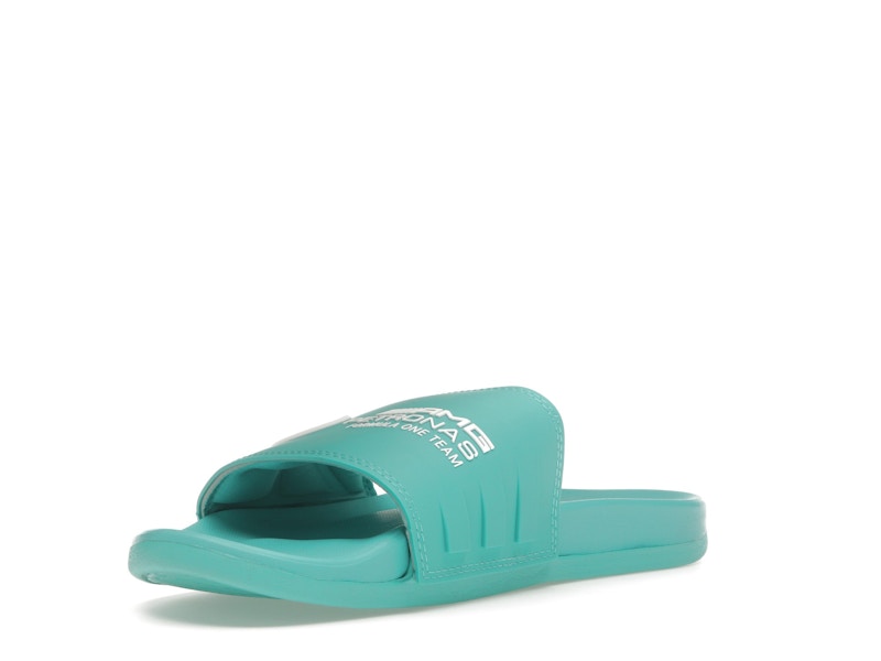 adidas Adilette Comfort Slides Mercedes-AMG Petronas Formula One Team Semi Mint Rush