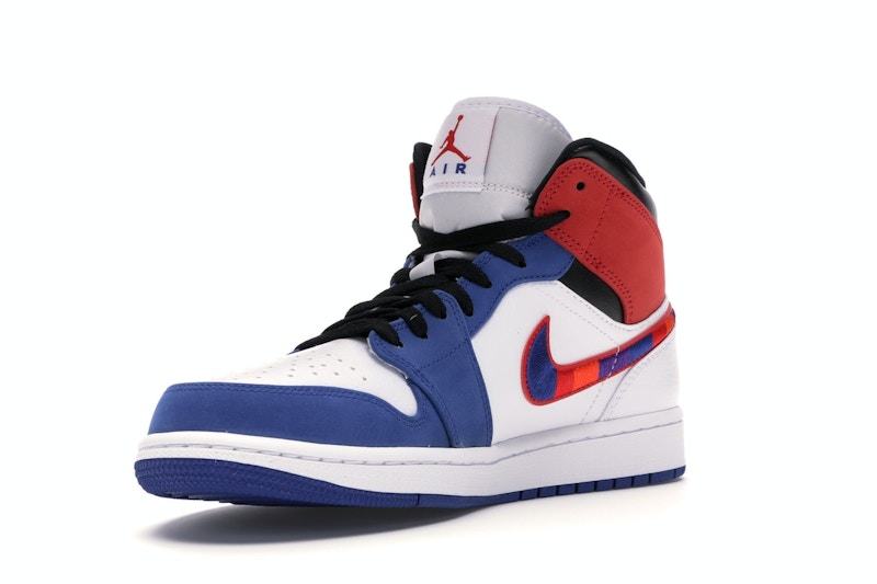 Jordan 1 Mid Multi-Color Swoosh
