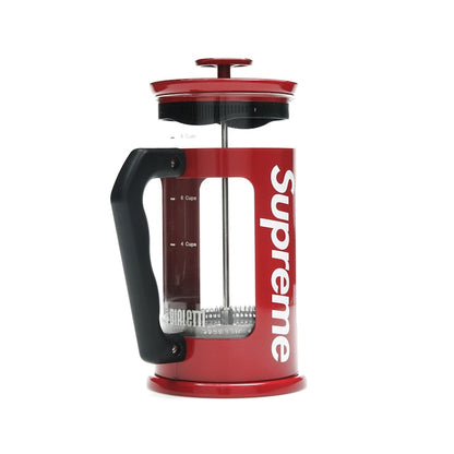 Supreme Bialetti 8-Cup French Press Red
