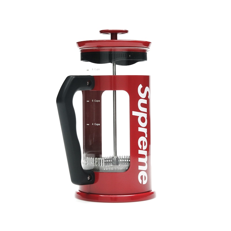 Supreme Bialetti 8-Cup French Press Red