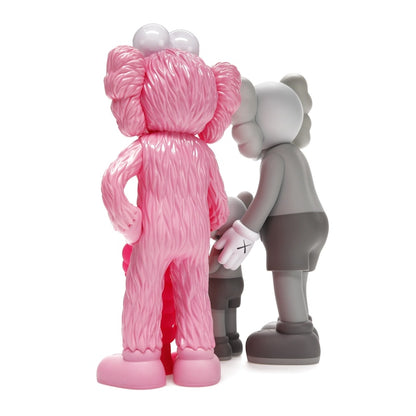 KAWS Family Vinyl Figures Grey/Pink