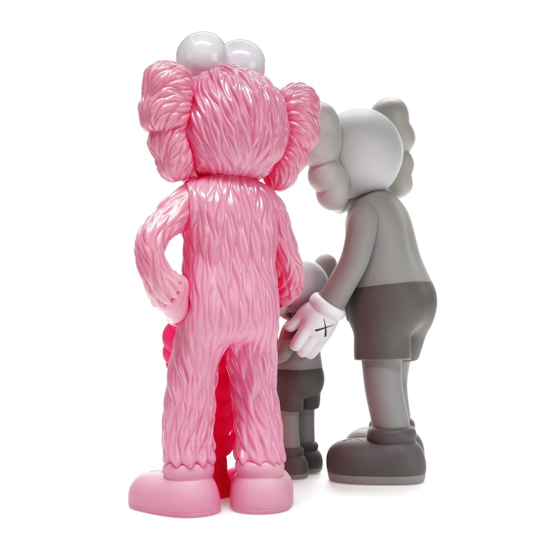 KAWS Family Vinyl Figures Grey/Pink