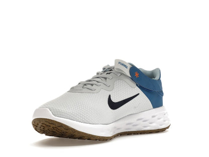 Nike Revolution 6 FlyEase Next Nature Pure Platinum Dark Marina Blue