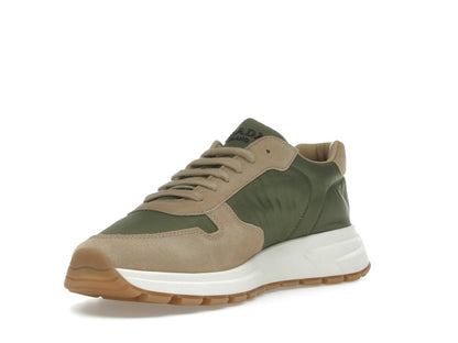 Prada PRAX 01 Sneakers Re-Nylon Brushed Leather Ecru Military