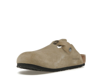 Birkenstock Boston Braided Suede Taupe