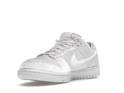 Nike Dunk Low Dover Street Market Triple White Velvet