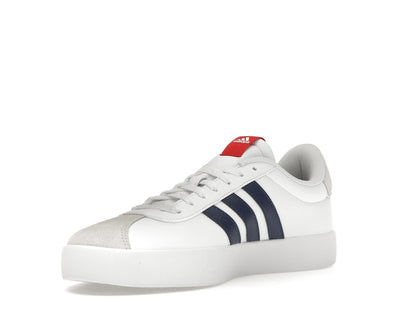 adidas Vl Court 3.0 Cloud White Dark Blue Better Scarlet