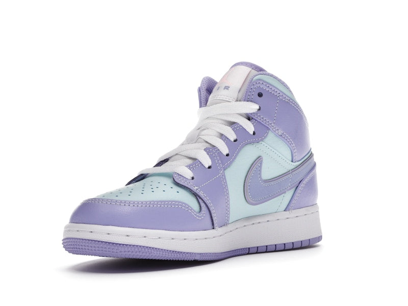 Jordan 1 Mid Purple Aqua (GS)