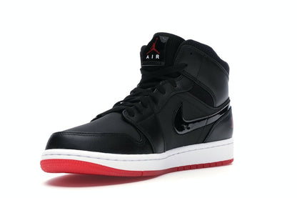Jordan 1 Mid Black University Red