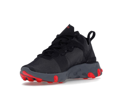 Nike React Element 55 Black Solar Red (Women's)