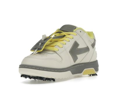 OFF-WHITE Out Of Office OOO Low Tops Golf Paris Hilinski Gray Yellow