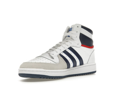 adidas Top Ten Hi White Navy Red