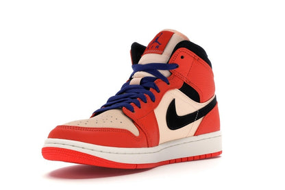 Jordan 1 Mid Team Orange Black