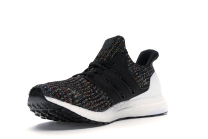 adidas Ultra Boost 4.0 Black Multi-Color White Heel Cage