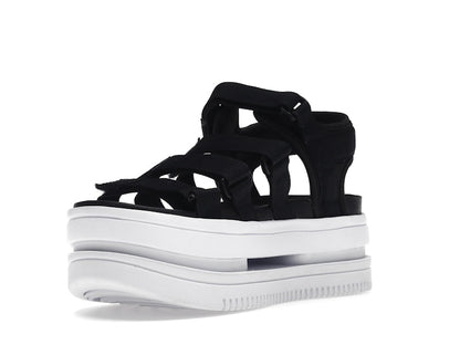 Nike Iconic Classic Sandal Black White White (Women's)