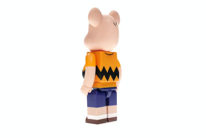 Bearbrick Charlie Brown 400% Yellow