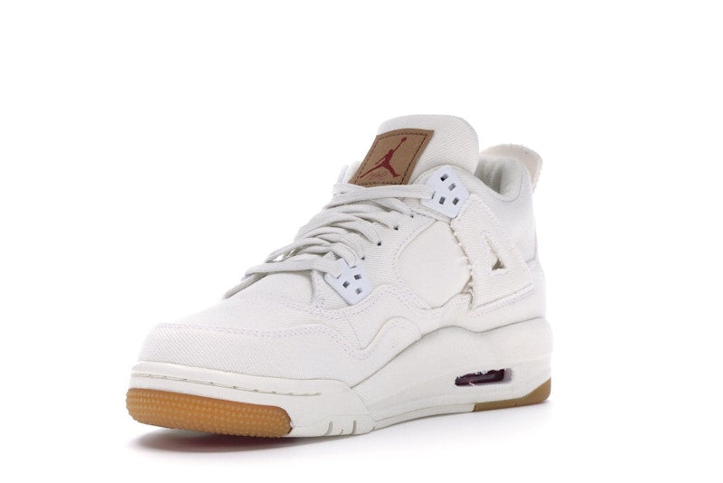 Jordan 4 Retro Levi's White (GS) (Blank Tag)