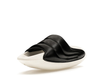 Balmain B-IT Mules Black White