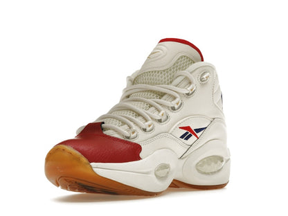 Reebok Question Mid White Red Blue