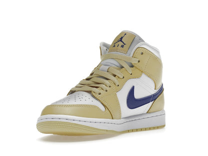 Jordan 1 Mid Lemon Wash Lapis (Women's)