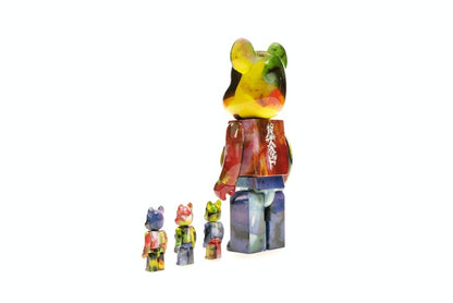 Bearbrick Pushead 4 pc Set 100% & 400% Set Multi
