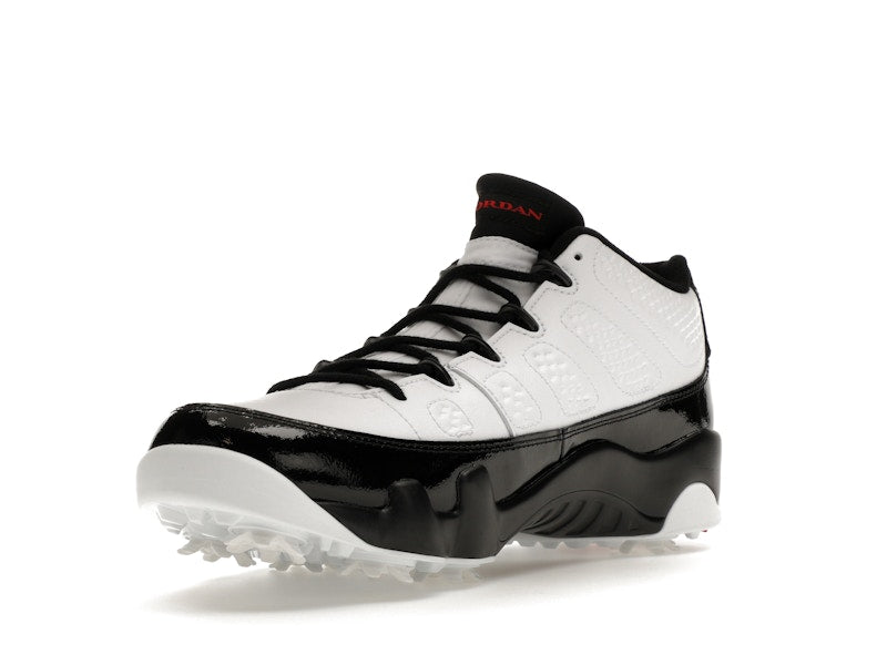 Jordan 9 Retro Low Golf White Black True Red