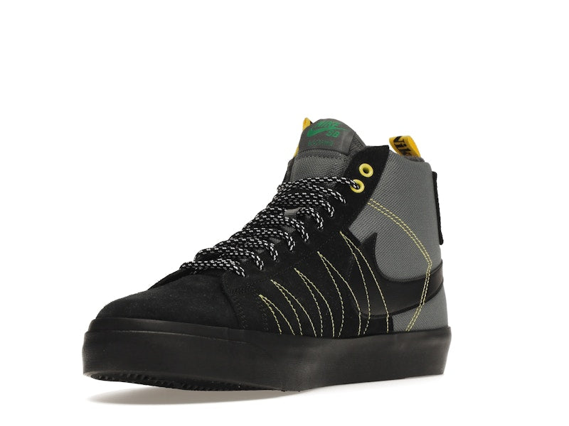 Nike SB Zoom Blazer Mid PRM Acclimate Cool Grey Yellow Strike