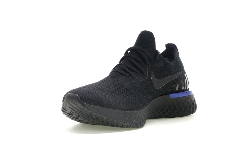 Nike Epic React Flyknit Black Racer Blue (Women's)