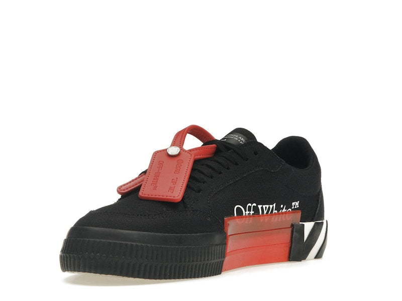 OFF-WHITE Vulcanized Low Canvas Black White